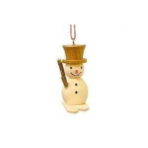 Snowman with Skies Ornament 