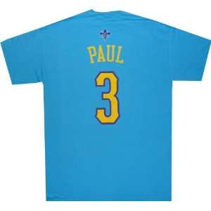  Chris Paul New Orleans Hornets Adidas Blue Shirt Sports 