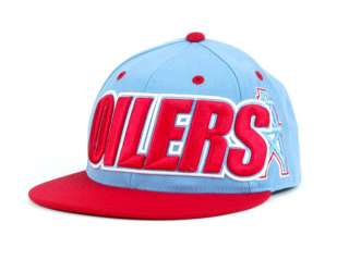 Houston Oilers Hat Cap NFL Mitchell & Ness Fitted 7 5/8  
