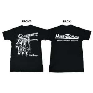  HobbyTron Airsoft Black T Shirt