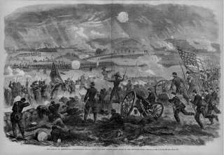 BATTLE OF GETTYSBURG 1863 CIVIL WAR LONGSTREETS ATTACK  