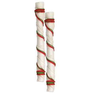  Holiday Rawhide Twisted Sticks