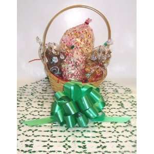 Cakes Small Frostys Festive Christmas Basket with Handle Holly 