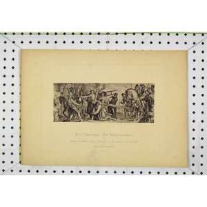  C1850 Paul Veronese Die Kreuztragung Scene Cross Print 