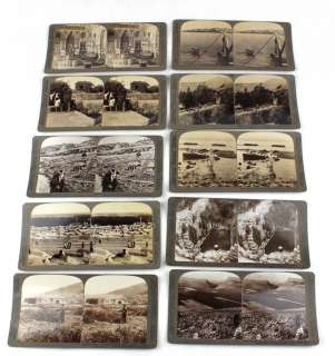   1900 ARABIC PALESTINE PHOTO STEREO VIEW UNDERWOOD BOX SET ARAB  