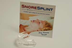 Stop Snoring Now No more Sleep Apnea Cessation Bruxism Oral 