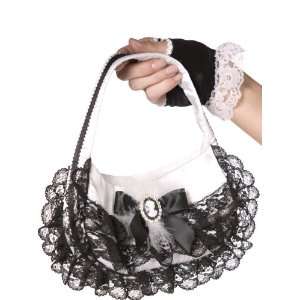  Deluxe French Maid Handbag Purse Costume Accessory Toys 