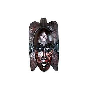  NOVICA Ghanaian wood mask, Akan Afterlife