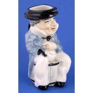  Artone pottery hand painted miniature toby jug possibly 