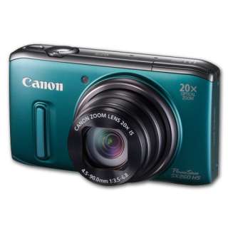 Canon Powershot SX260 HS (Green) 12.1MP 20x Zoom Digital Camera 