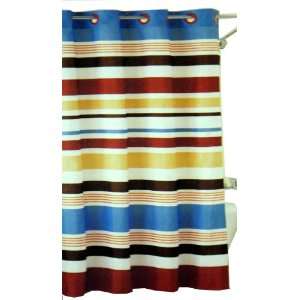  Hookless Fabric Shower Curtian   Century Stripe