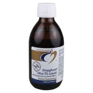  Designs for Health OmegAvail Ultra TG Liquid with D3 K1 K2 
