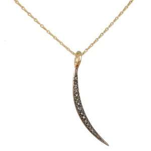  MIZUKI  Black Crescent Necklace Jewelry