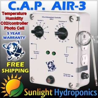   AIR 3 AIR3 TEMPERATURE HUMIDITY CO2 CLIMATE CONTROLLER PHOTO CELL