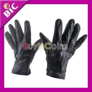 Men Leather Soft Firm Durable Liner Flannel Work Gloves  