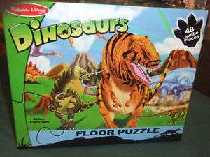 Melissa and Doug Dinosaur Floor Puzzle 48 pcs + bonus  