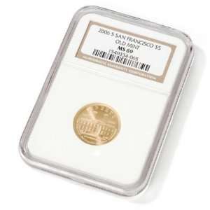  2006 S San Francisco Old Mint $5 Gold MS69 Sports 