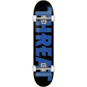   Complete Skateboard   8.37 Blue Veneer W/Raw Trucks