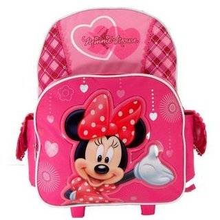 Walt Disney Minnie Mouse Large Rolling Backpack
