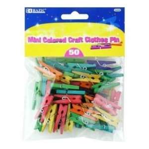  BAZIC Mini Colored Clothespins Case Pack 144 Patio, Lawn 