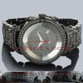 Iced Out Watches Joe Rodeo Black Diamond Watch 25ct  
