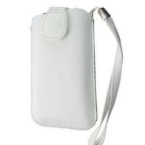   Pouch w/Strap for Microsoft Kin Two (White) Cell Phones & Accessories