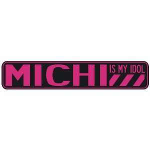   MICHI IS MY IDOL  STREET SIGN