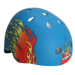  Kidzamo Skate Helmet Kidzamo Skate Sm Flame W/Knee 