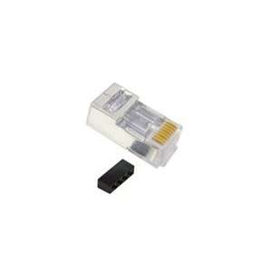  ICC PLUG,CAT 6,SOLID/STRANDED,SHIELDED,100PK Stock 
