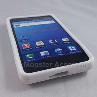 Protect your Samsung Infuse 4G with White Soft Silicone Gel Cover Case 