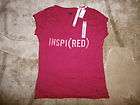 Gap Red womens t shirt sz Sm, inspi(red) NEW africa