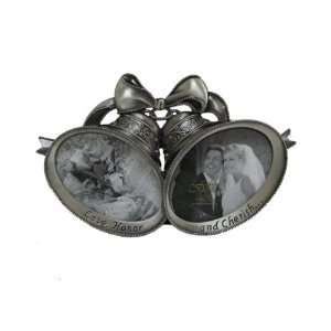    Fetco Home Decor   Melissa Double Bell Pewter