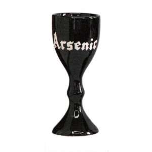  Arsenic Ceramic Black Goblet