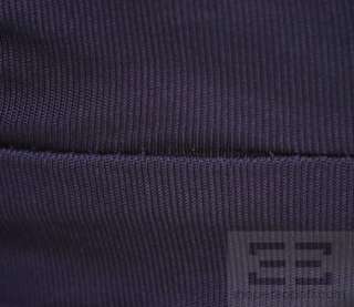Karen Millen Purple Jersey Knit Braided Trim Sleeveless Dress Size US 