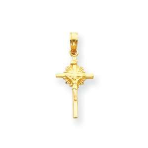  14k INRI Crucifix Pendant Jewelry