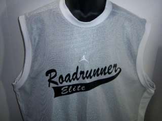 NIKE mens Michael Air Jordan roadrunner elite gray basketball jersey 
