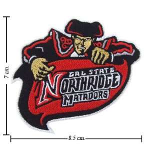 Cal State Northridge Matadors Logo Embroidered Iron on Patches Free 