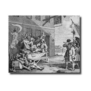  England Plate Ii Of the Invasion 1756 Giclee Print