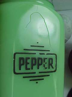 Vintage Mckee Jadeite Jadite Pepper Canister Shaker  