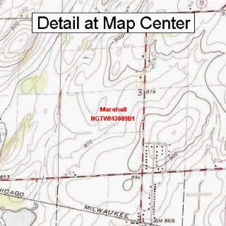   Map   Marshall, Wisconsin (Folded/Waterproof)