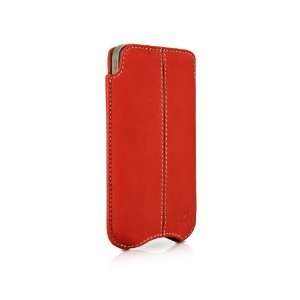   Vintage Red Slim Pouch Case Cover for Apple iPhone 4 4S Electronics