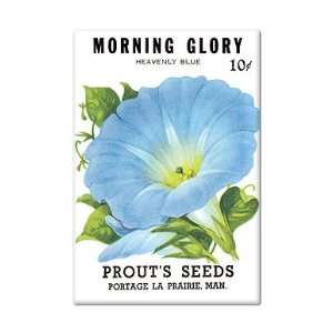  Morning Glory Seed Packet Artwork Fridge Magnet 