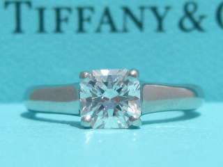 TIFFANY & CO. LUCIDA ENGAGEMENT DIAMOND RING .79 VS1 F  
