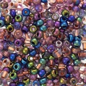 63210002 000 Metallic Iridescent Assorted Colors Czech Seed Beads Tube