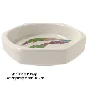  Melamine Contemporary Dish   3 Oz.   4 L x 3.5 W x 1 