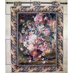  Italian Design Cotton Wall Tapestry Art Floral Themed 