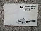Vintage John Deere Chain Saws Manual 12 15 17 19