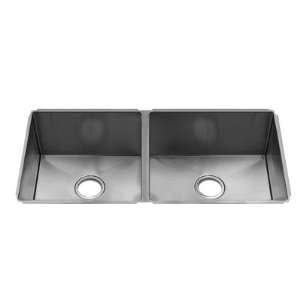  J7 13.75 x 14.75 Undermount Stainless Steel Double Bowl 