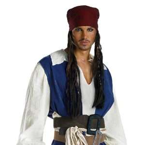  Jack Sparrow Deluxe Bandana with Hair Toys & Games