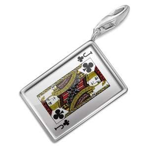 FotoCharms Cross Jack   Jack / card game   Charm with Lobster Clasp 